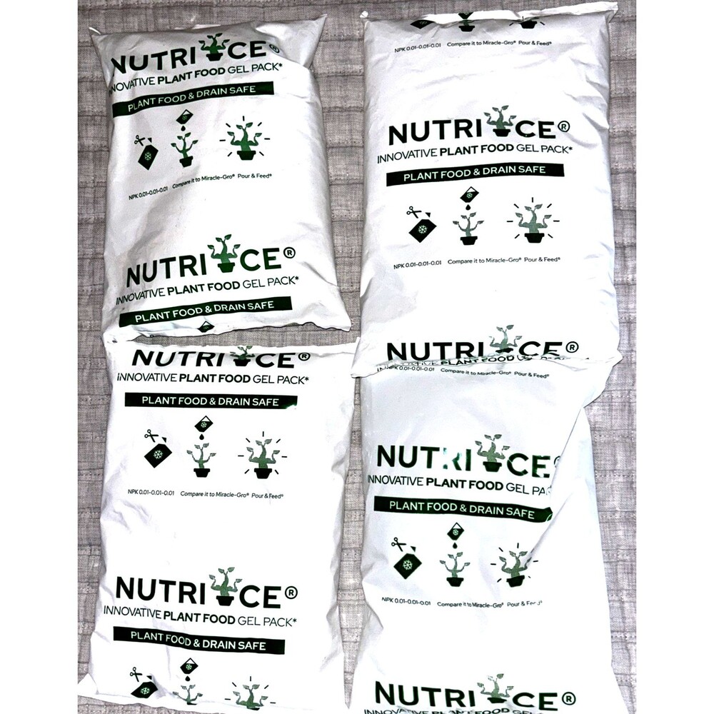Nutri-Ice Gel Ice Packs - Lot of 4- Cold Shipping Cooler Packs